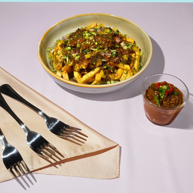 Loaded Japanese Curry Fries Loaded Japanese Curry Fries